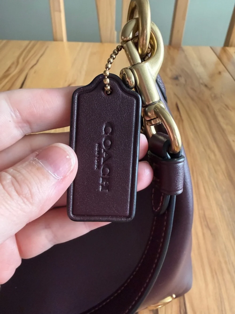 EUC Juliet Shoulder Bag in Black Currant (Dillard’s Exclusive) - Picture 7 of 11